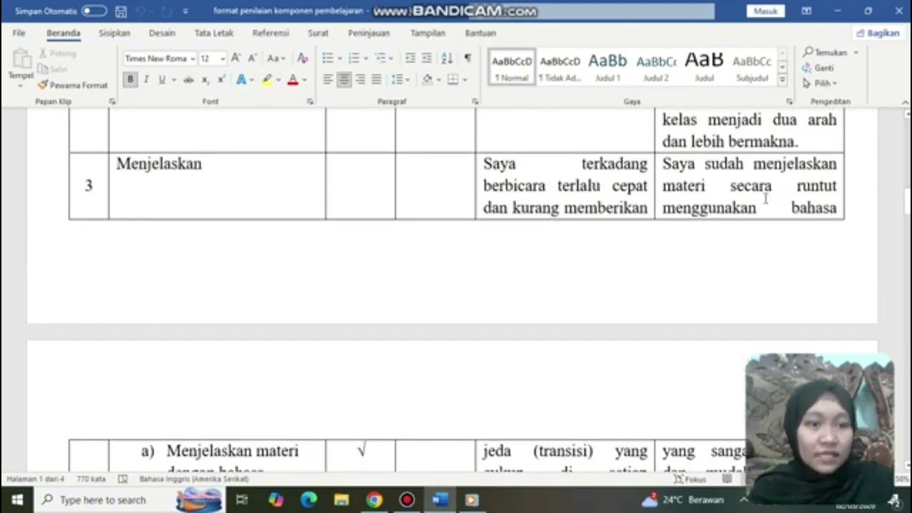 MENJELASKAN MATRIKS KETERAMPILAN DASAR MENGAJAR 