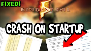 How To Fix Resident Evil 5 Crashes! (100% FIX)