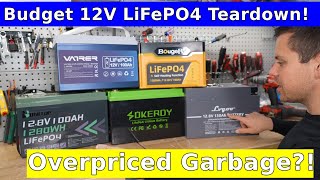 Budget 12V LiFePO4 Battery Showdown! Overpriced Garbage?!