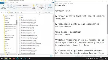 Proceso de Creación del archivo ejecutable JAR
