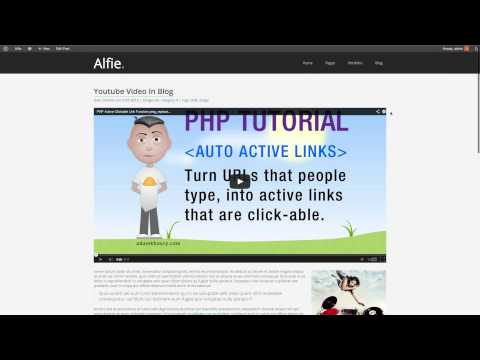How To Create & Maintain The Blog Within The Alfie Responsive Bootstrap WordPress Theme