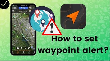 How to set waypoint alert settings on GPS Tracks?