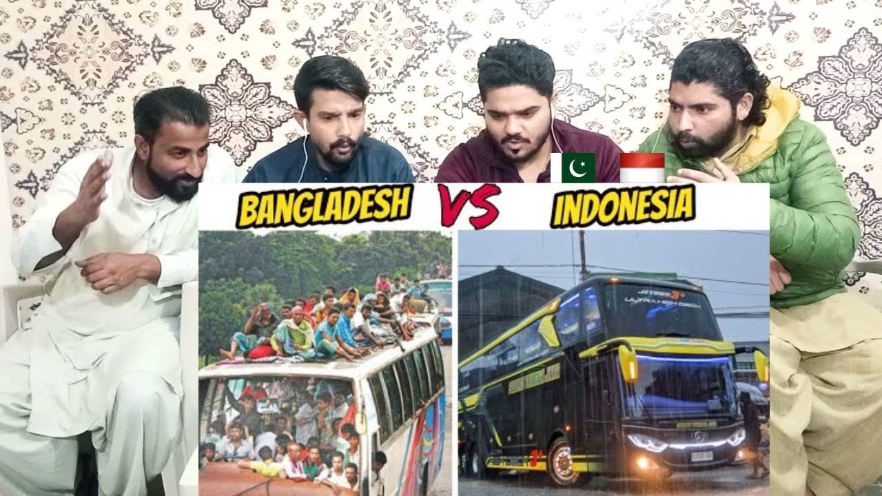 5 Perbedaan Bus Bangladesh dengan Bus Indonesia | Pakistani Reaksi | D-R-RUE