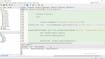 JSP program to authenticate login page using database(mysql)