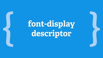 Screencast #59: font-display descriptor