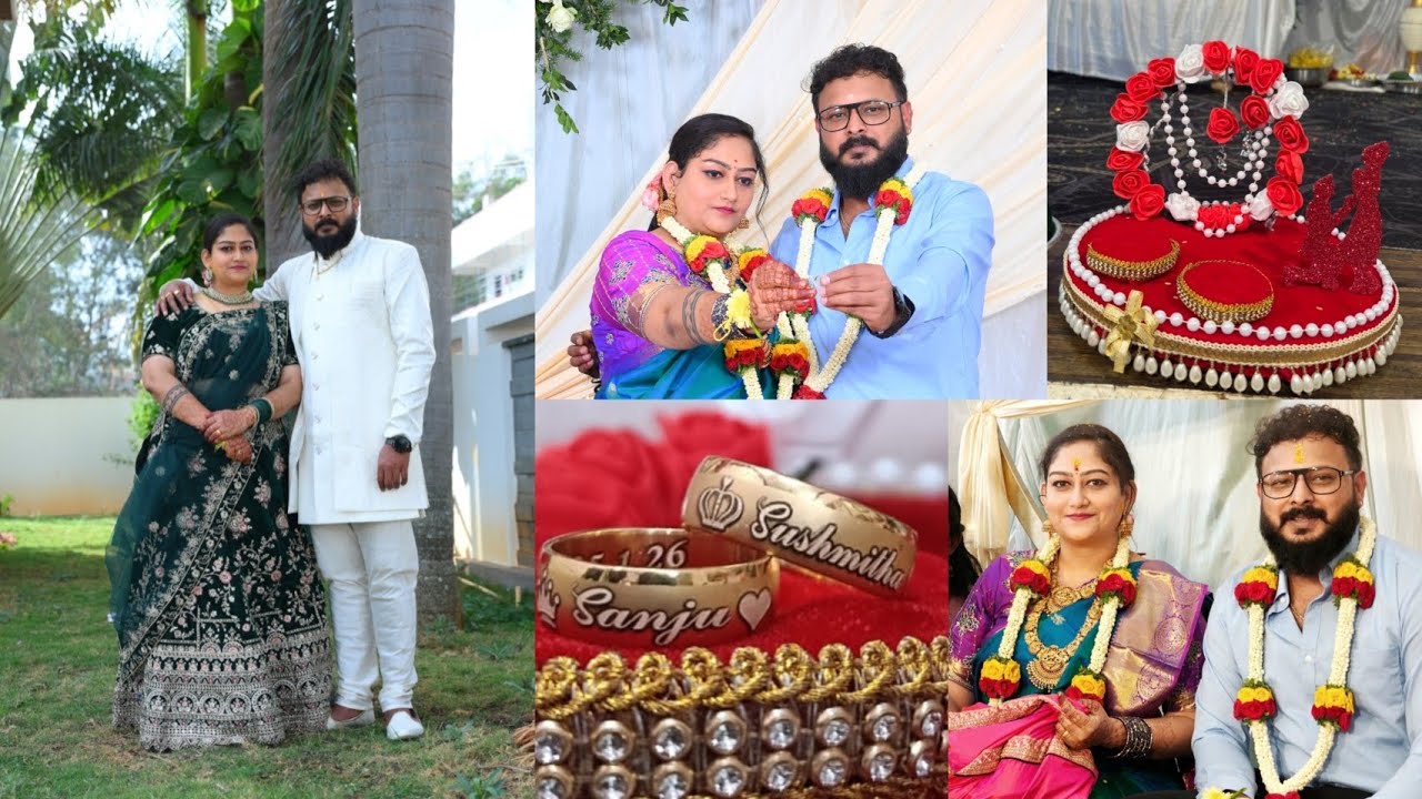 Engagement ceremony/ನಿಶ್ಚಿತಾರ್ಥ/Ring ceremony/ San#sush❤
