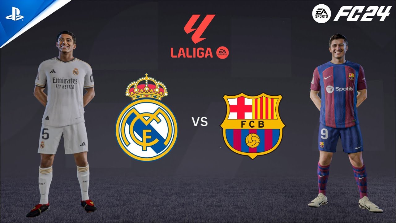 FC 24 - Real Madrid vs Barcelona | Laliga 23/24 | PS5 - YouTube