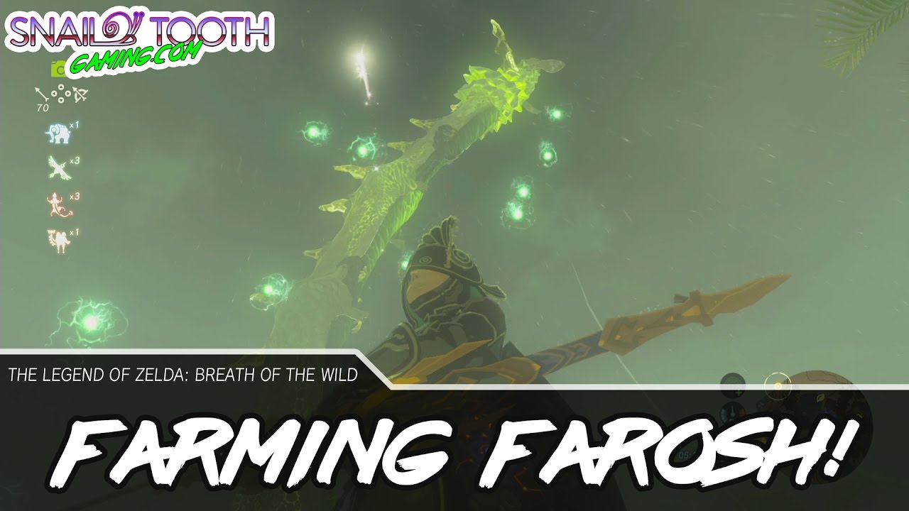 The Legend of Zelda Breath of the Wild Farming for Farosh Parts