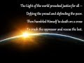 The Light Of The World {with lyrics} - //Stuart Townend, J K Jamieson\\   Cathy Burton  
