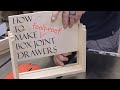 How To Make Simple, Repeatable Box Joint Drawers