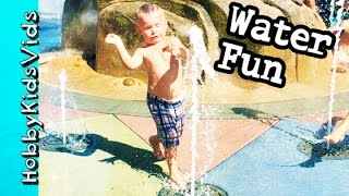 Fountain Fun with HobbyKids! HobbyBaby Kung Fu Chops Waterfall