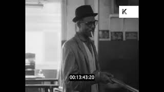 1960s Harlem, New York, Men Playing Billiards, Pool Hall