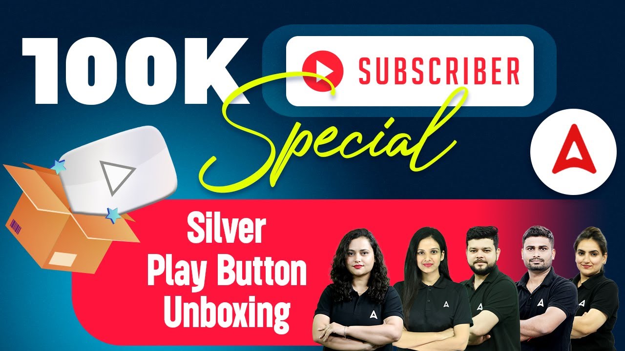 100k Subscriber Special Silver Play Button Unboxing Bankers Adda