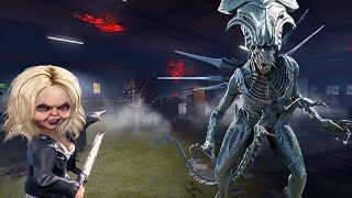 Tiffany & Queen Xenomorph Gameplay | DBD No Commentary