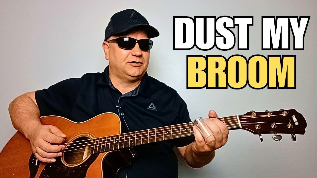 Dust My Broom Blues Guitar Lesson - Elmore James -Open D Slide