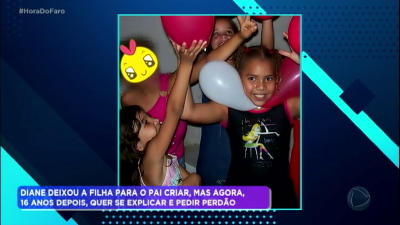 Após 16 anos, Diane quer pedir perdão para a filha por abandoná-la