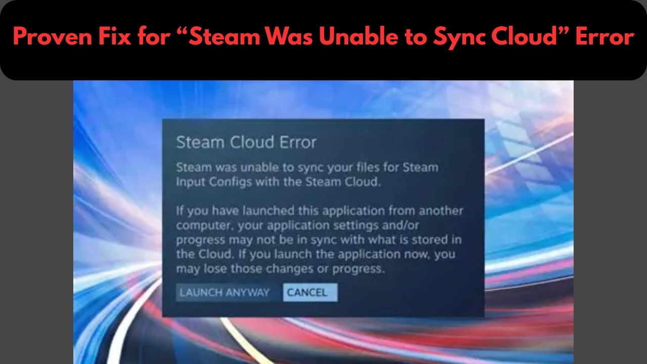 10 Proven Fix for Steam Was Unable to Sync Cloud | Fix Steam Cloud Not ...