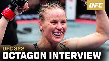 Valentina Shevchenko Octagon Interview | UFC 322