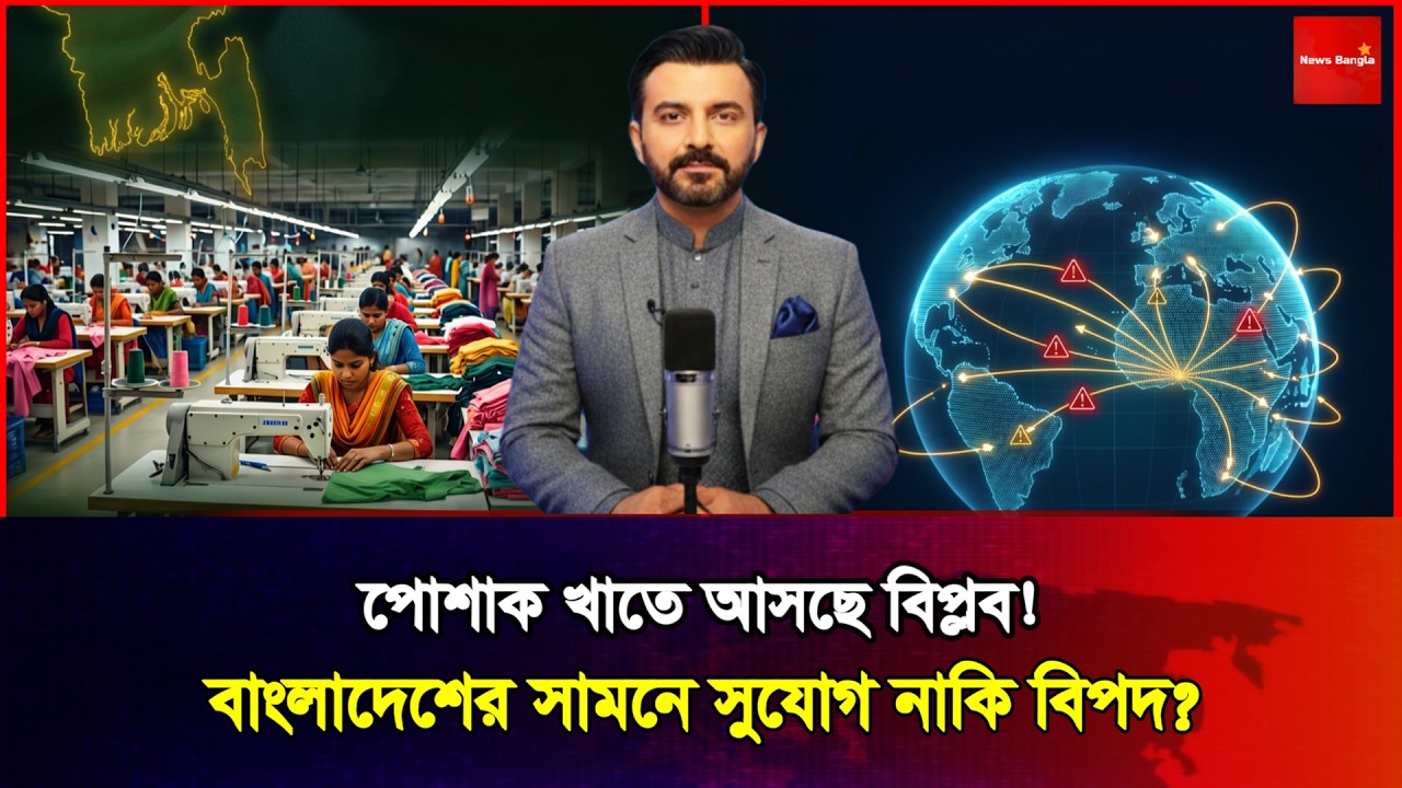 পাঁচ বছরে বদলে যাবে সব! বাংলাদেশের পোশাক খাতের সামনে বিশাল সুযোগ নাকি ভয়ংকর বিপদ? News Bangla Star