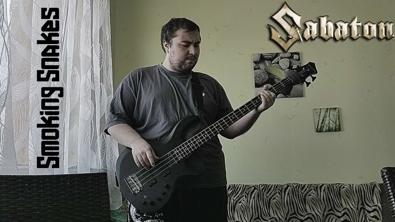 Sabaton - Smoking Snakes (bass cover + tabs in description)