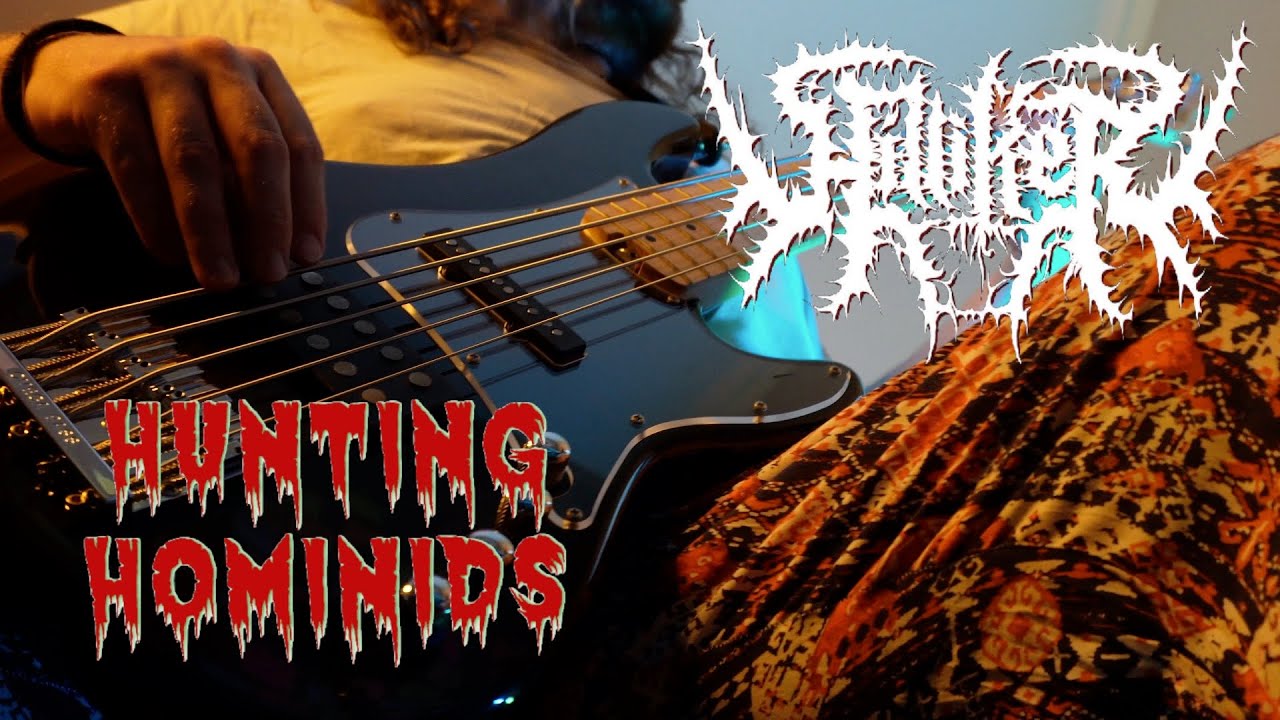 Hilliker Hunting Hominids Slam Death Metal Bass Playthrough YouTube