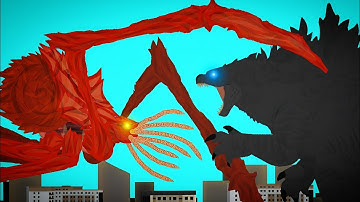 Godzilla vs Scylla || Godzilla x Kong: The New Empire || Animation
