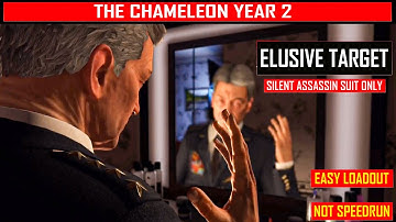 HITMAN 3 The Chameleon Year 2 SASO Elusive Target Very Easy Method / Loadout (1:53) Not Speedrun