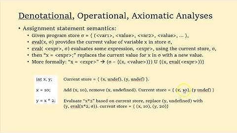 CS332 6.2 Compilation: Semantic Analysis (2 of 2)