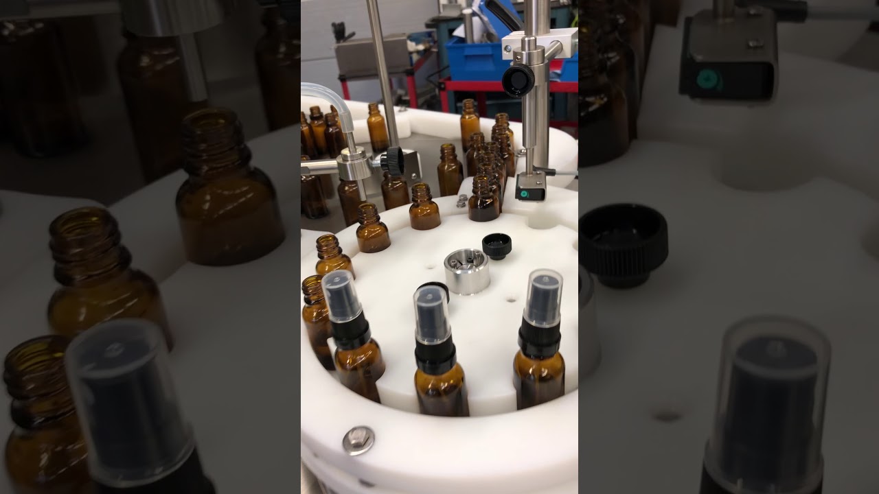 CBD Oil filler and Cap tightener