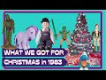 Christmas gifts 40 years ago  toys  action figures from 1983 what we got under the tree in 1983