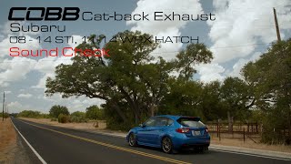 homepage tile video photo for COBB Tuning - Titanium Cat-Back Exhaust for Subaru GR Hatch