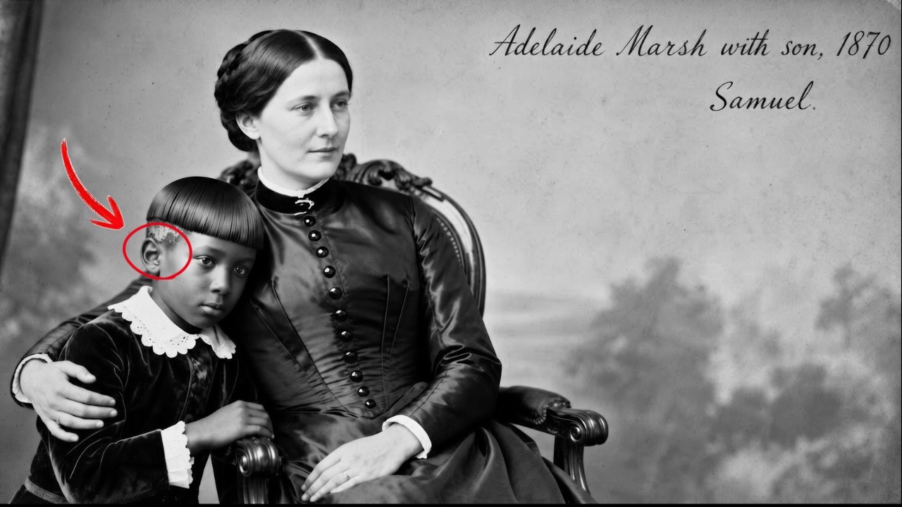 This 1870 Photograph of A Mother and Son Looks Tender Until You Notice the Boy’s Hair