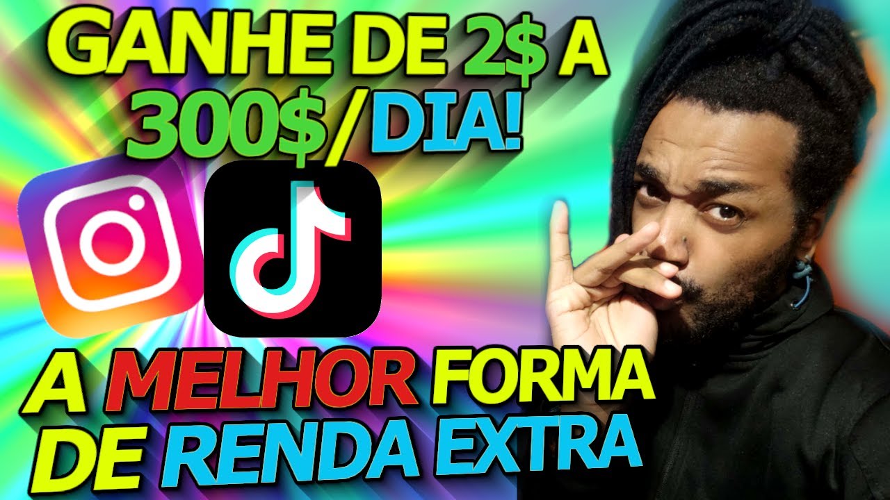 📺A MELHOR FORMA DE RENDA EXTRA NA NET! De 2$ a 300$ / dia Usando Instagram e TikTok ( AUTOMATICO )