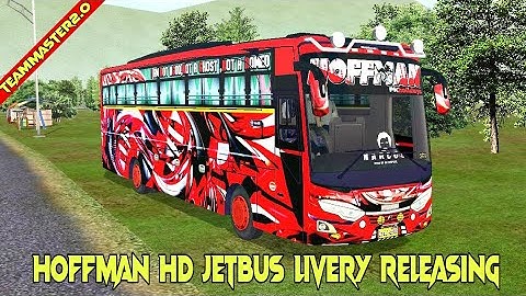 Hoffman hd jetbus livery releasing by teammaster/ar garage official/bussid
