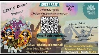 PRERNA Program //The" Festival Of Enlightenment and Joy"@ISKCON KANPUR