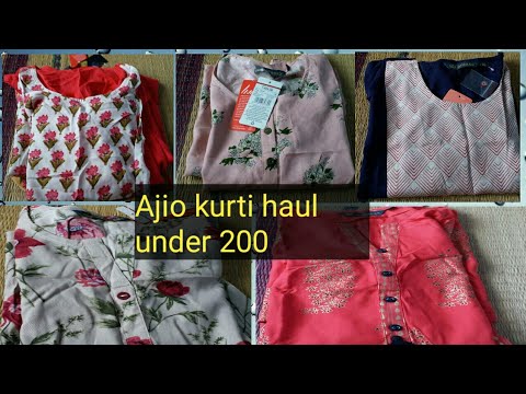 Ajio avaasa super brand kurti only Rs.150 don't miss - YouTube