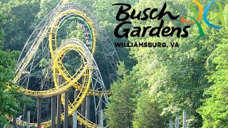 Busch Gardens Williamsburg Full Park Walk Through with The Legend