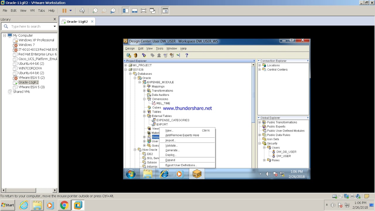 create dimension in oracle - YouTube