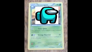 Among Us Pokémon card