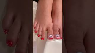 Christmas toe nail  🎅 🧑‍🦳☺️