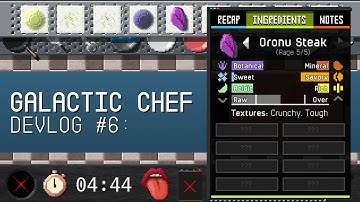 Design Epiphanies (Galactic Chef Devlog #6)