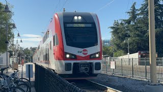 Caltrain Electric Test Weekend Action 1