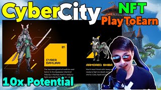 Cyber City NFT - NEW NFT GAMES 2021 - Play to earn game with massive potential screenshot 3