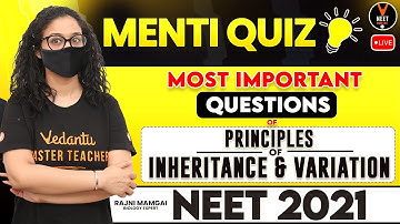 Principles of Inheritance and Variation | Most Important NEET Questions | Biology for NEET 2021