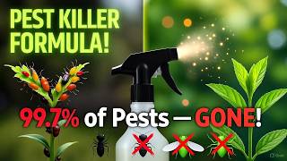 This DIY Spray Eliminates 99.7% of Garden Pests Fast – Say Goodbye to Aphids, Ants & Mealybugs!