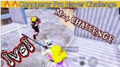 1v1 TDM WITH CONQUEROR BOY THE CHALLENGE FOR M24 ONLY IN TDM CAN WE WIN