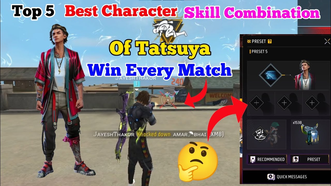 Best Cs Rank Character Skill | Best Cs Rank Character Skill Combination ...