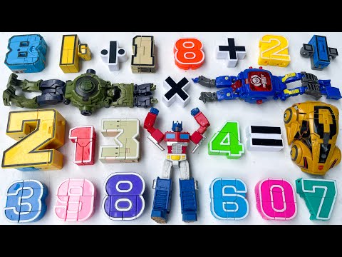 Transformers LORE Alphabet combine VS BUMBLEBEE x Optimus Prime Hulk Watch Autobot CAR Toy Legendary