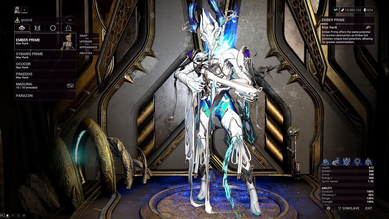 Warframe The Old Peace - Solo Steel Path Level 200 Ember Prime + Sybaris Incarnon