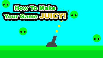 How To MAKE Your First GAME JUICY In GDevelop! (SUPER EASY)